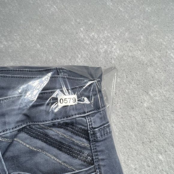 Soft Surroundings Jeans Women's Size Small Gray Tapered Ankle Denim Jeans - Picture 15 of 15